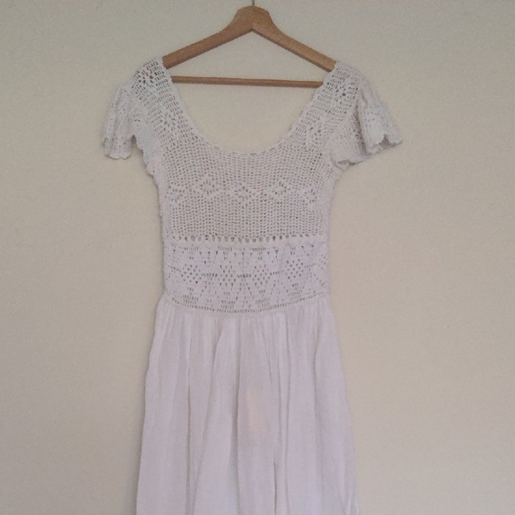 Doen Modeira White Crochet Dress - Picture 6 of 9